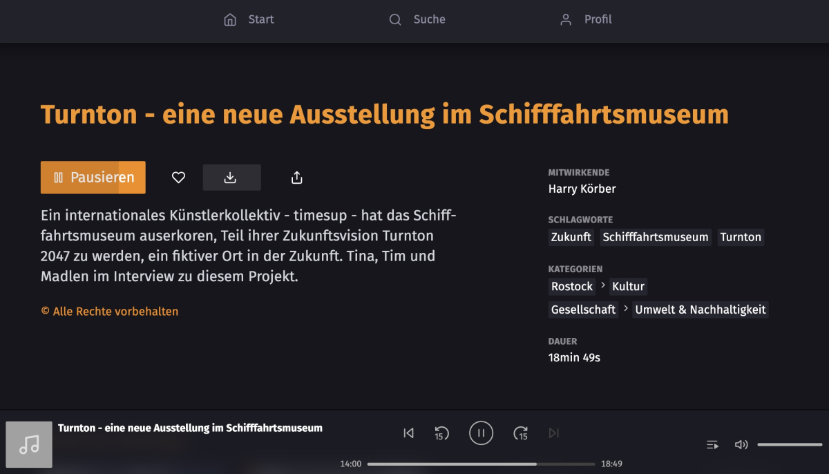 Radiobeitrag Turnton2047 Lohro