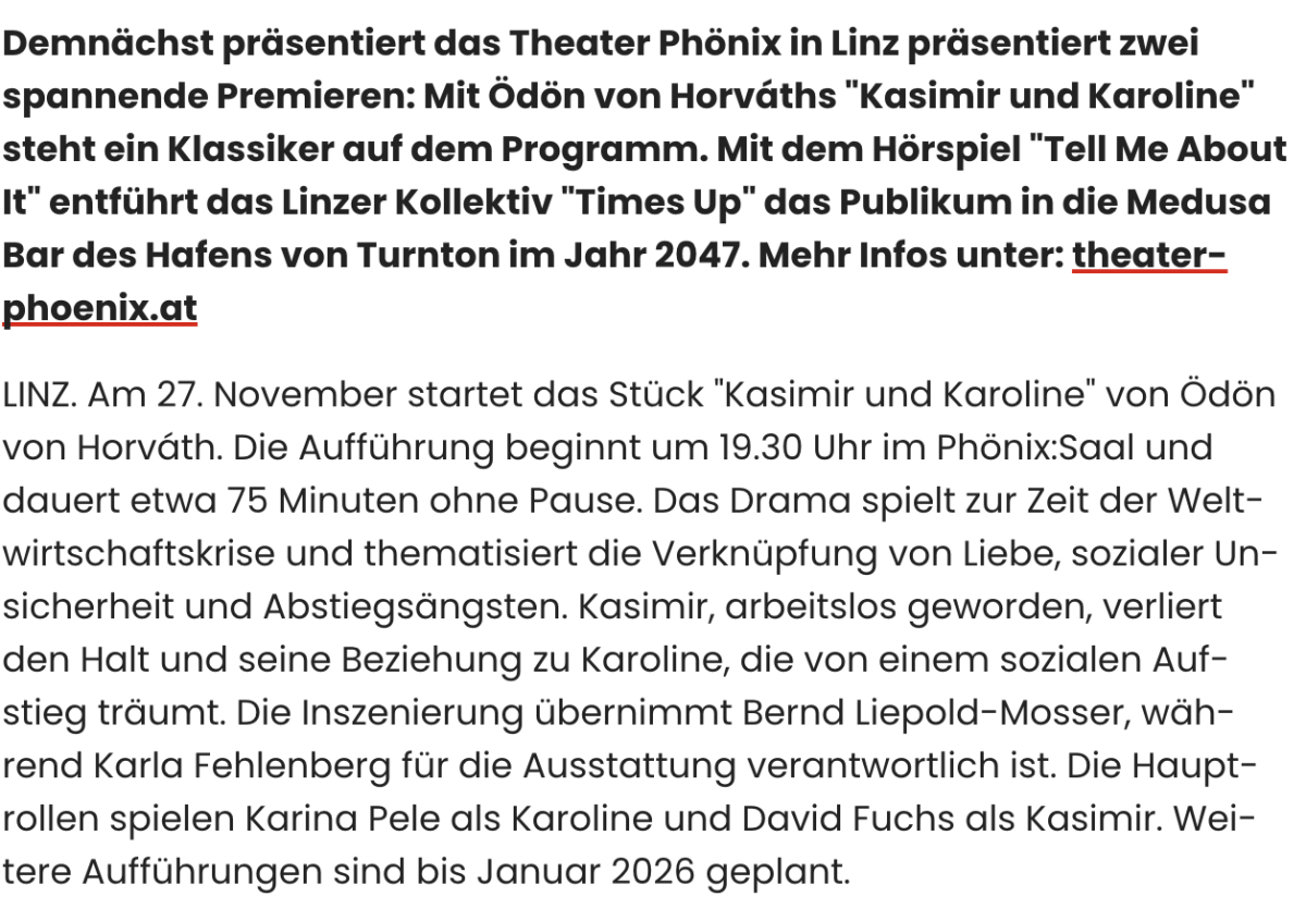 Mein Bezirk: Tell Me About It 