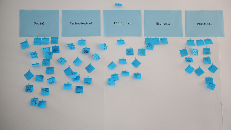 Day #1 Extrapolation Factory workshop as part of Presents of the Future -