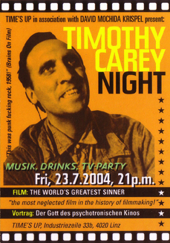 2004/07/23 Timothy Carey Night