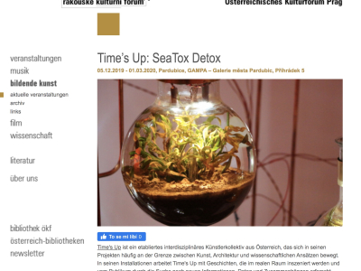 Österreichisches Kulturforum Prag: SeatoxDetox 1 snip