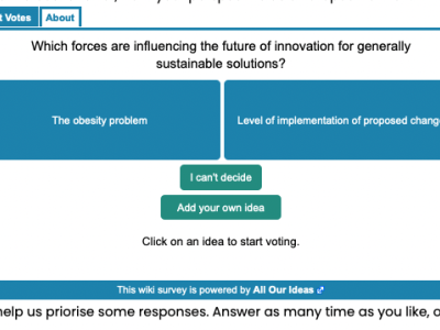 Innovation for generally sustainable solutions