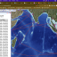 Chart showing various imaginary routes across the Indian Ocean